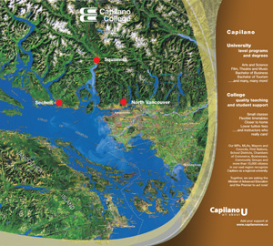 Capilano University Great Teaching ad