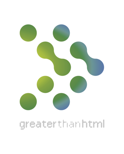 greaterthanhtml logo art