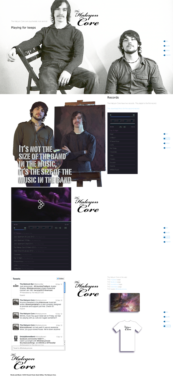 thehalcyoncore.com screenshot